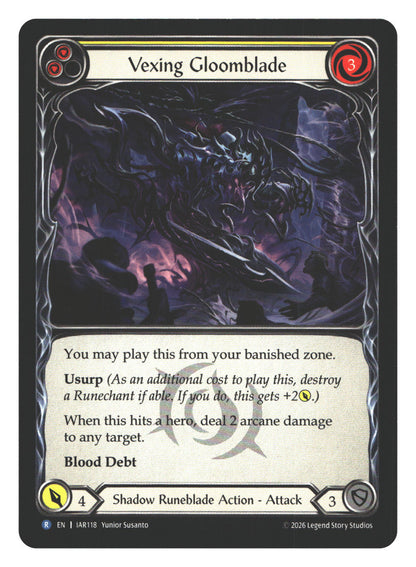 Vexing Gloomblade (Yellow) | Near Mint / English / Normal