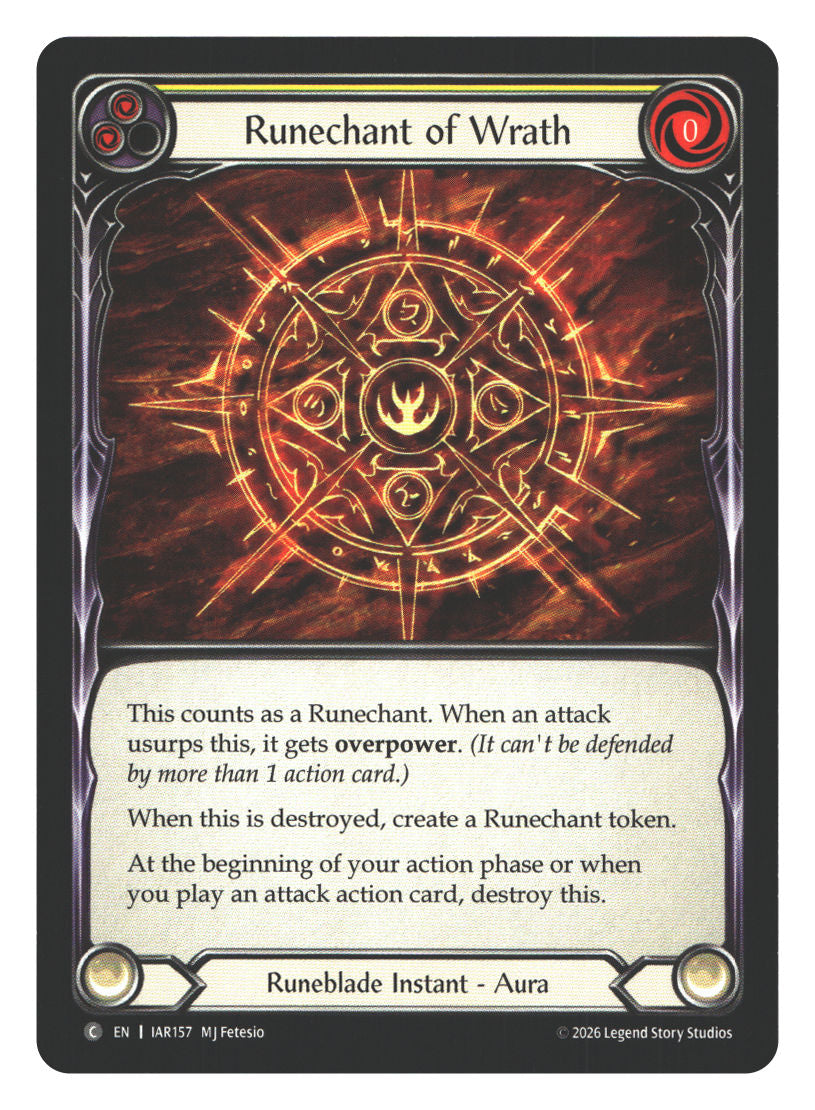 Runechant of Wrath | Near Mint / English / Normal