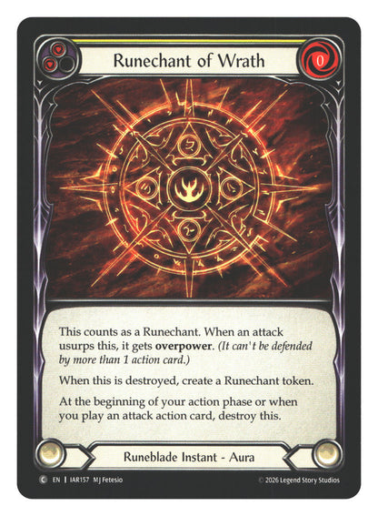 Runechant of Wrath | Near Mint / English / Normal