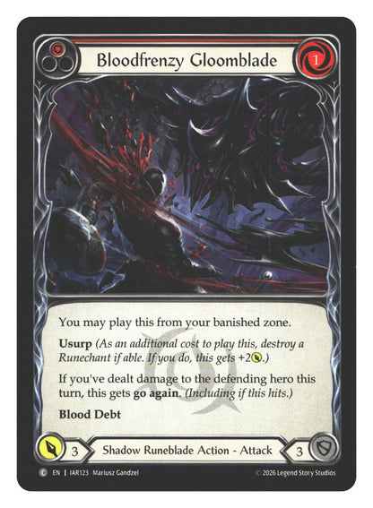 Bloodfrenzy Gloomblade (Red) | Near Mint / English / Normal
