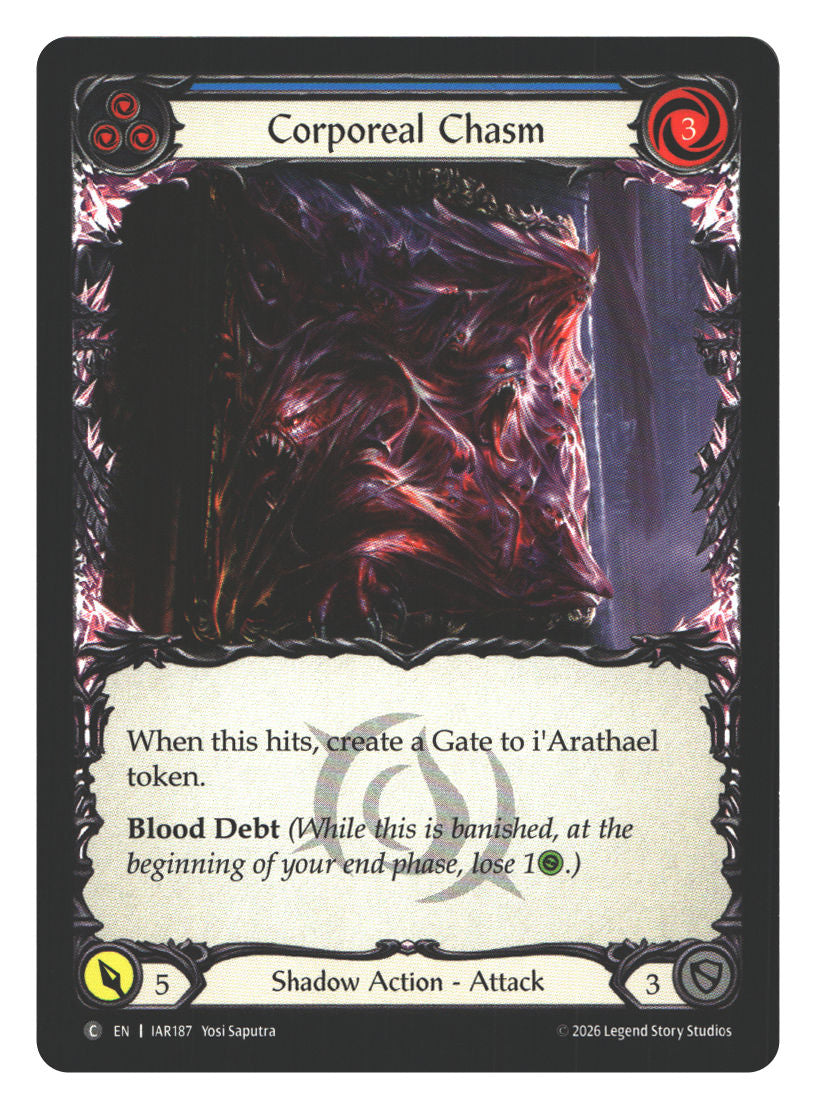 Corporeal Chasm (Blue) | Near Mint / English / Normal