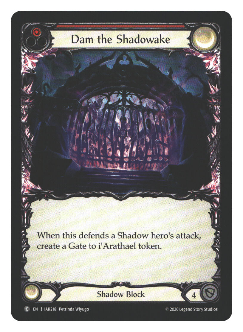 Dam the Shadowake (Red) | Near Mint / English / Normal