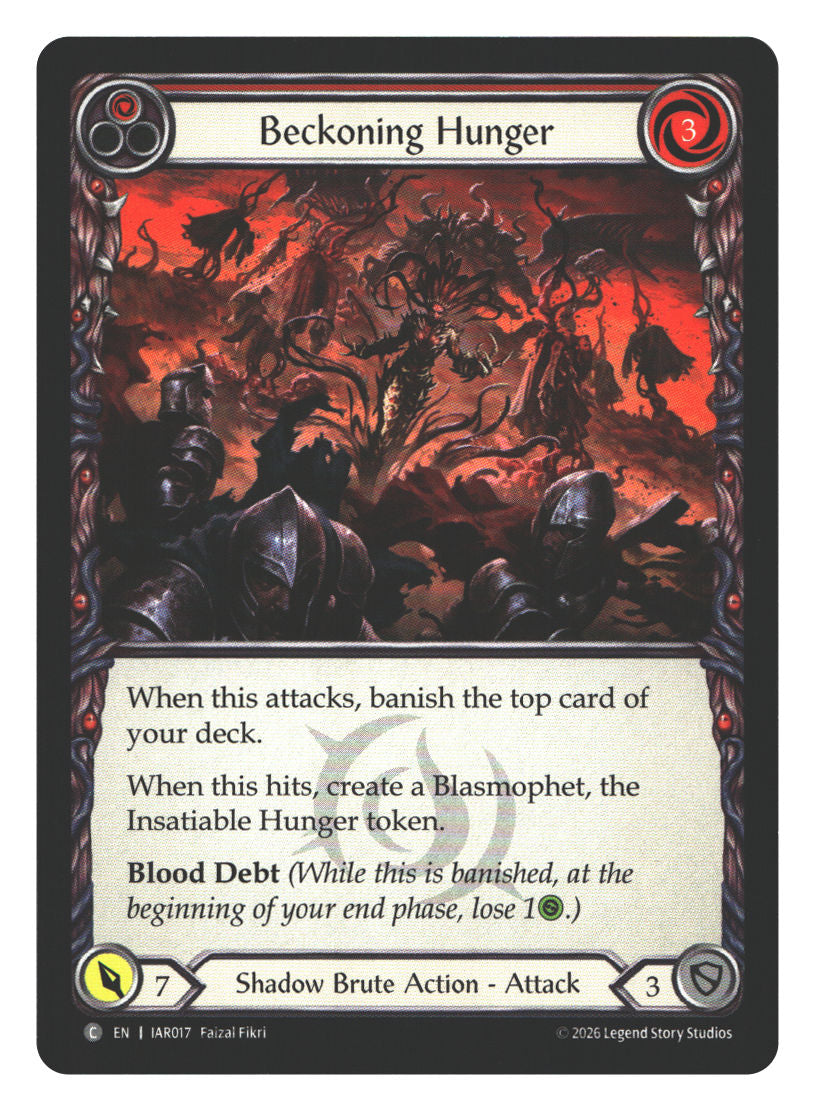 Beckoning Hunger (Red) | Near Mint / English / Normal