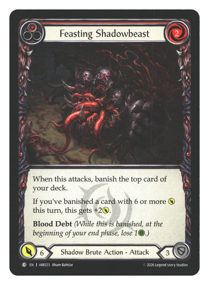 Feasting Shadowbeast (Red) | Near Mint / English / Normal