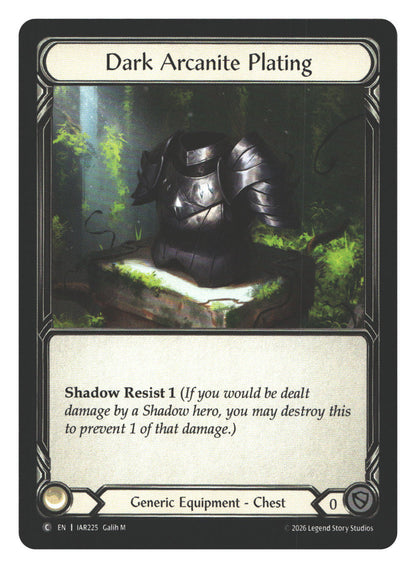 Dark Arcanite Plating | Near Mint / English / Normal