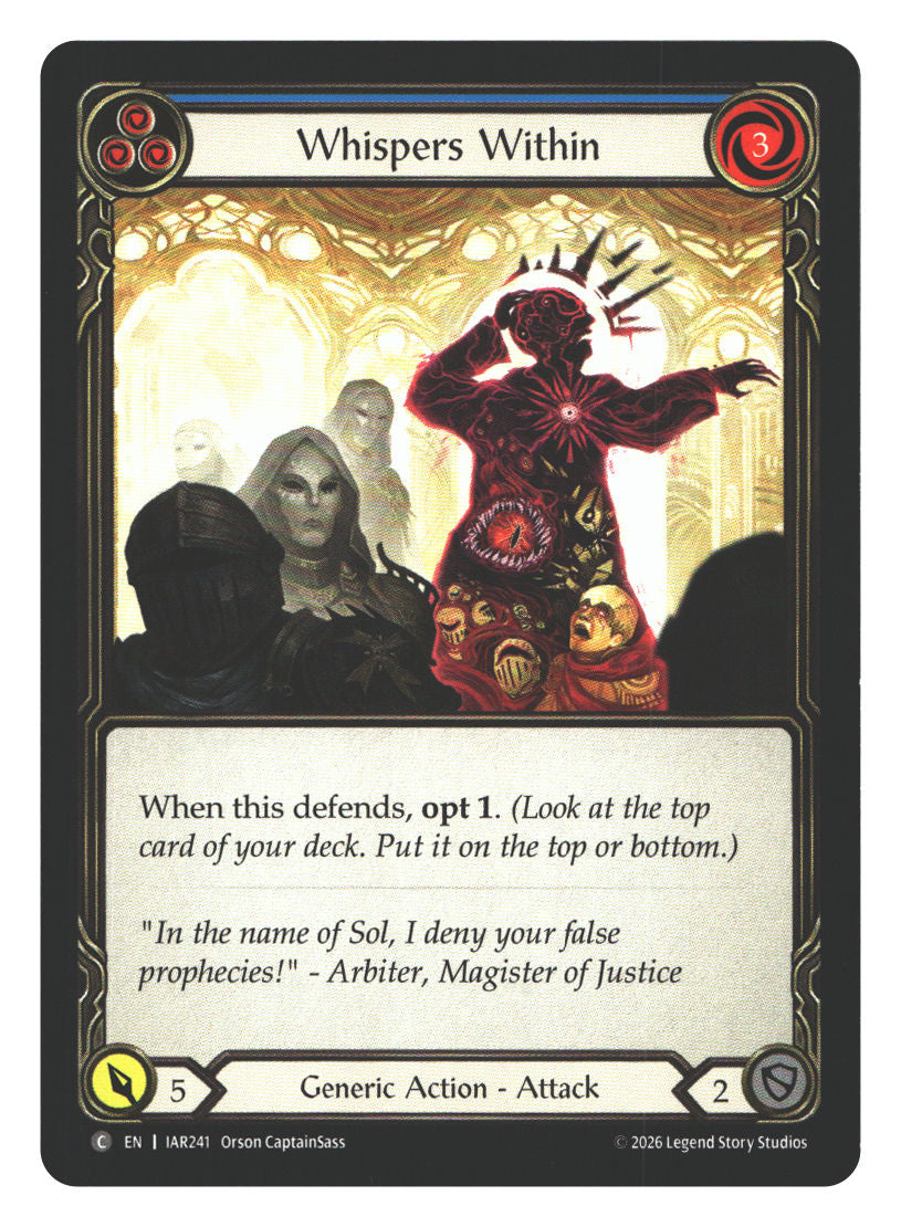 Whispers Within (Blue) | Near Mint / English / Normal