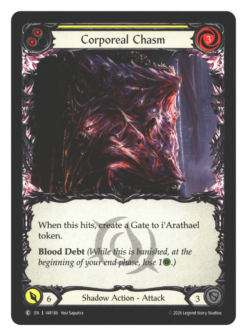 Corporeal Chasm (Yellow) | Near Mint / English / Normal