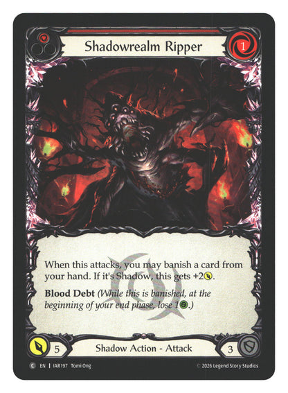 Shadowrealm Ripper (Red) | Near Mint / English / Normal