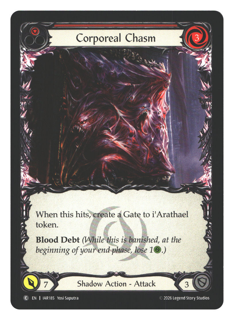 Corporeal Chasm (Red) | Near Mint / English / Normal