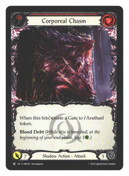 Corporeal Chasm (Red) | Near Mint / English / Normal