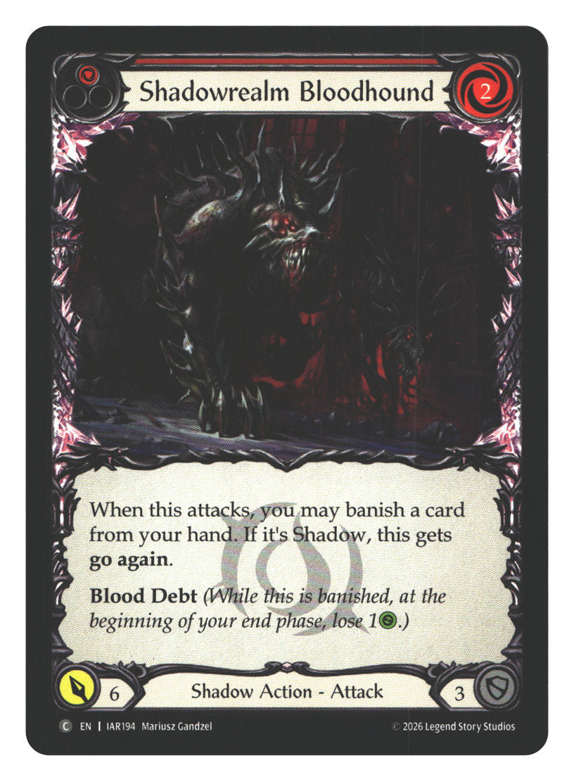 Shadowrealm Bloodhound (Red) | Near Mint / English / Normal