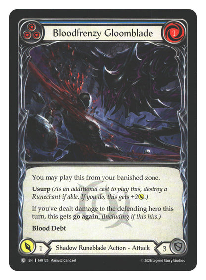 Bloodfrenzy Gloomblade (Blue) | Near Mint / English / Normal
