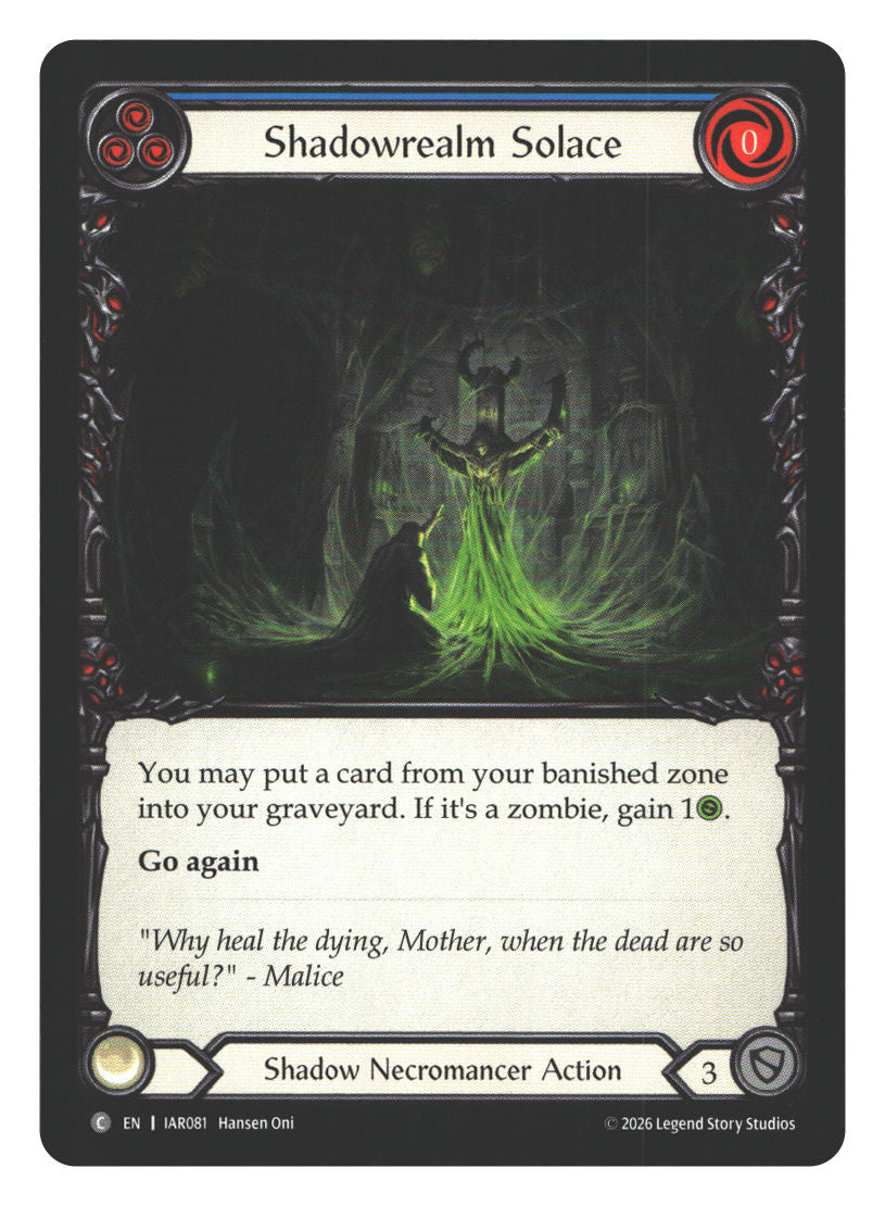 Shadowrealm Solace | Near Mint / English / Normal