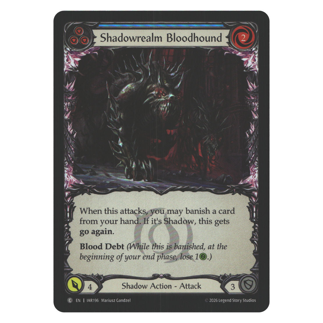 Shadowrealm Bloodhound (Blue)