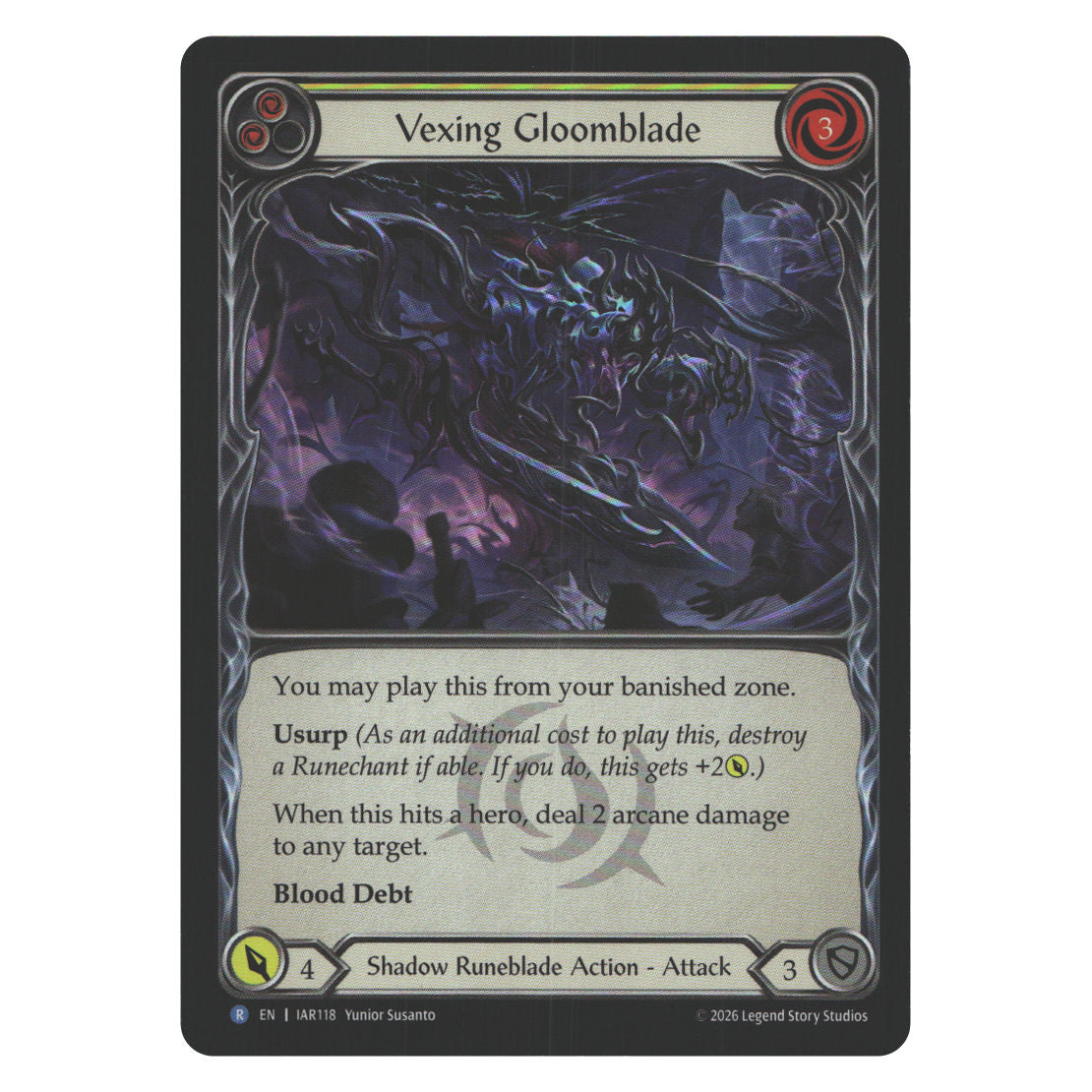 Vexing Gloomblade (Yellow)