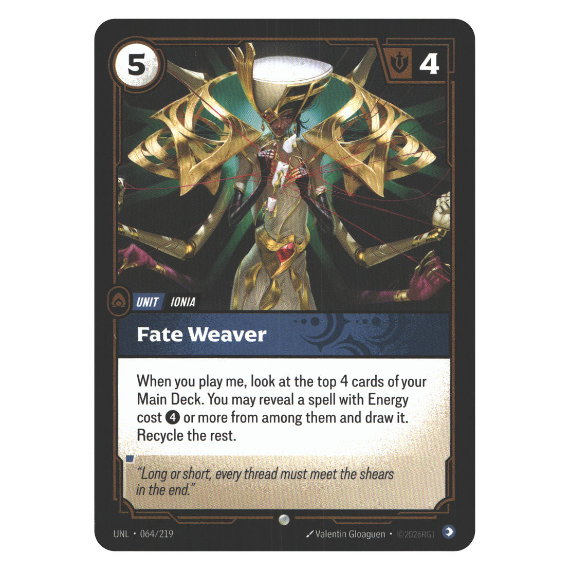 Fate Weaver | Near Mint / English / Normal