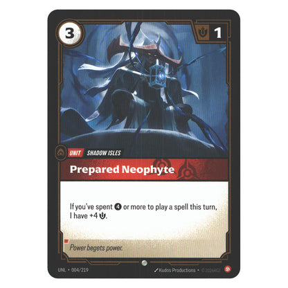 Prepared Neophyte