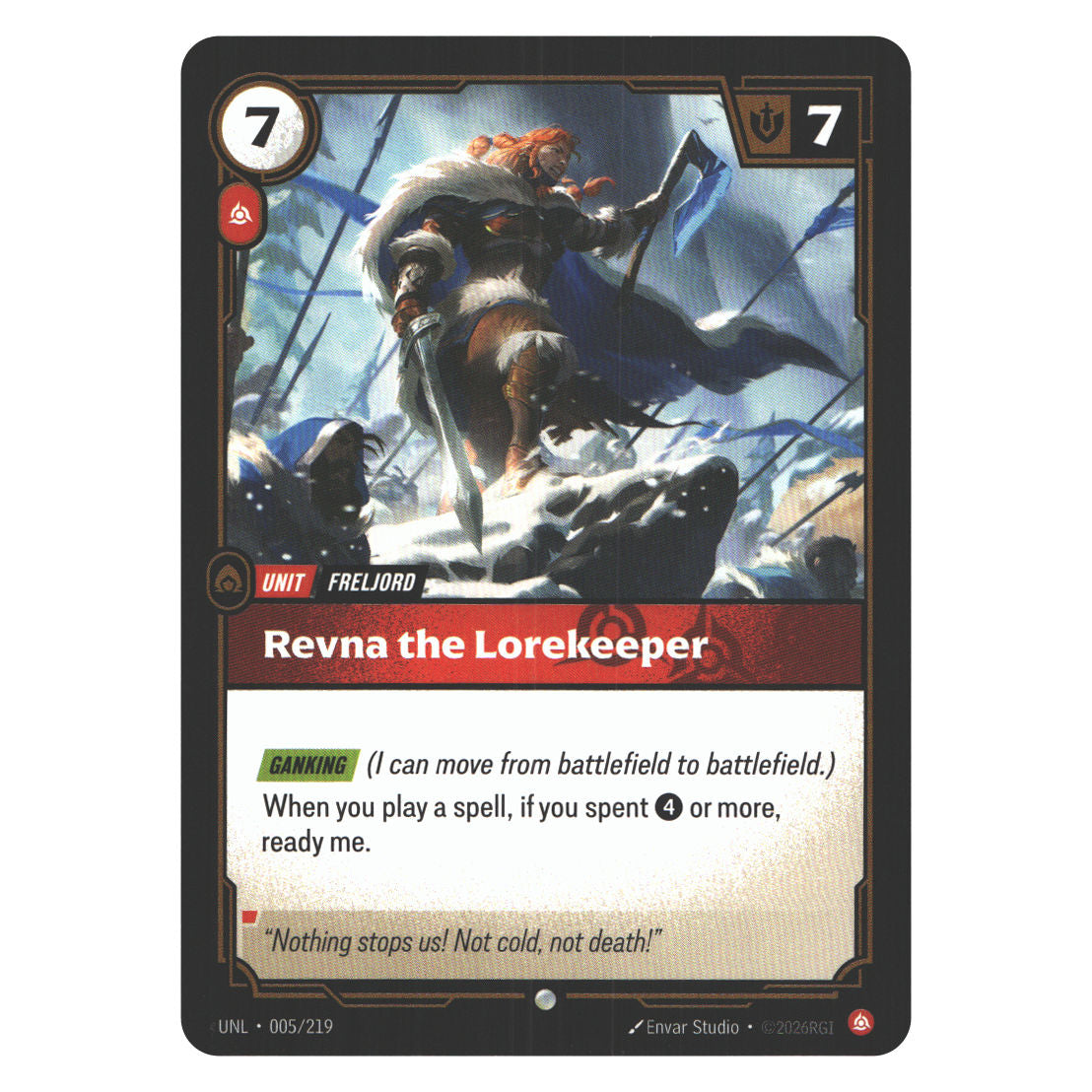 Revna the Lorekeeper | Near Mint / English / Normal