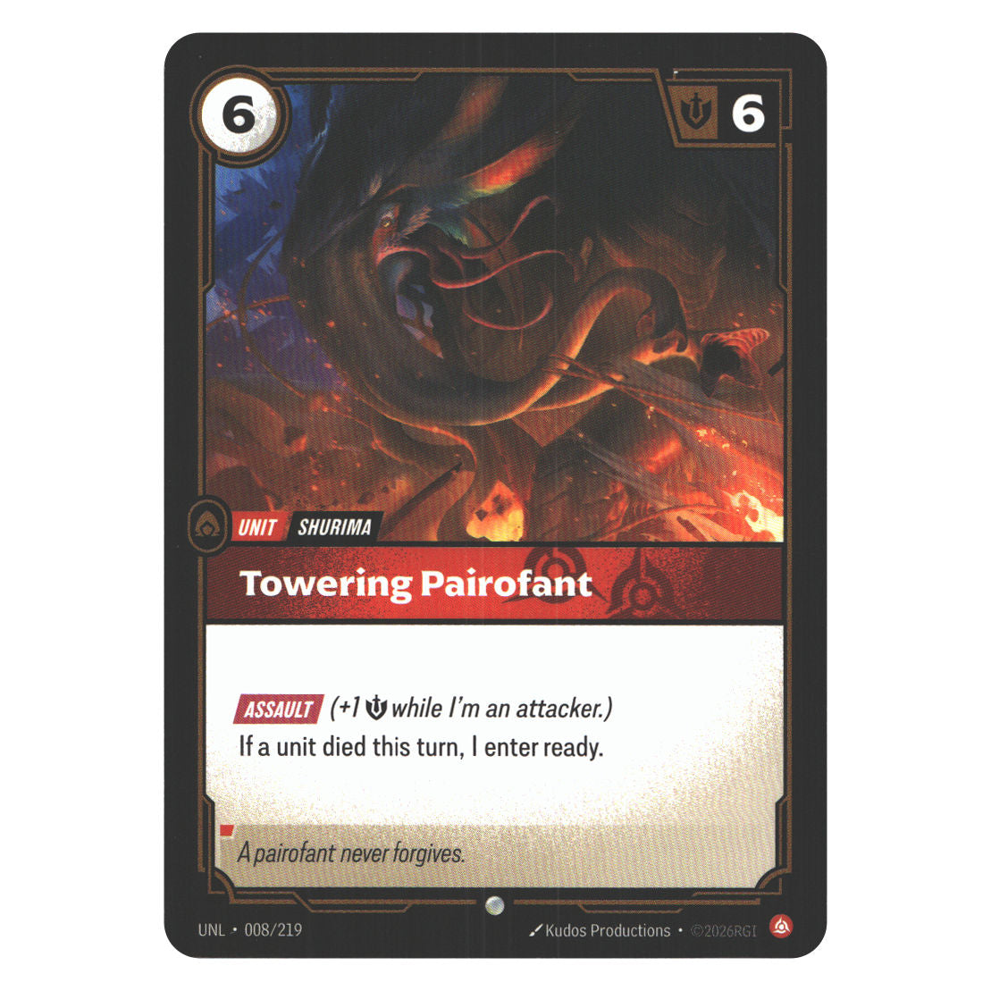 Towering Pairofant | Near Mint / English / Normal