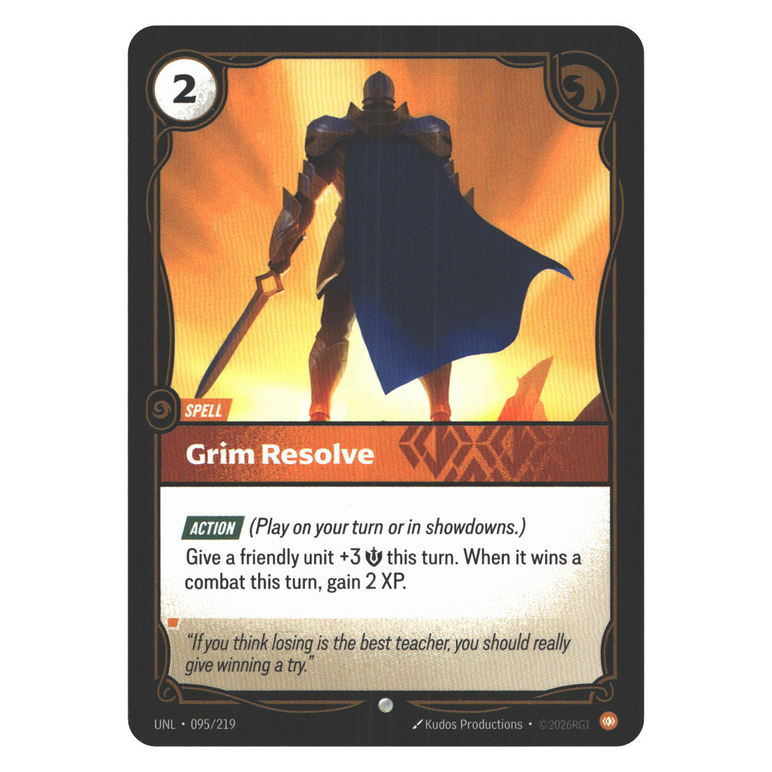 Grim Resolve | Near Mint / English / Normal