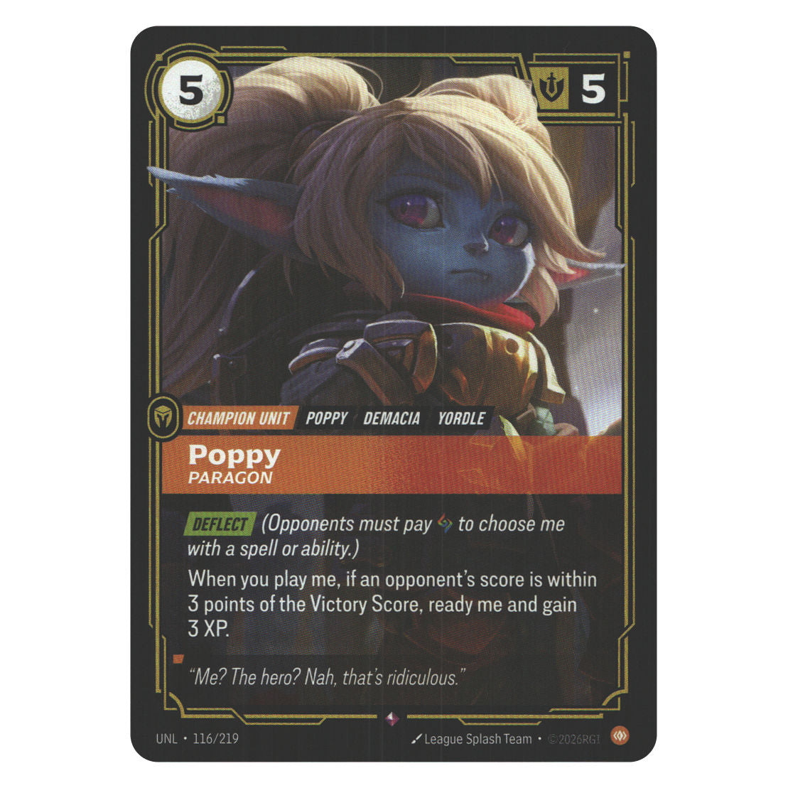Poppy, Paragon