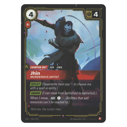 Jhin, Murderous Artist