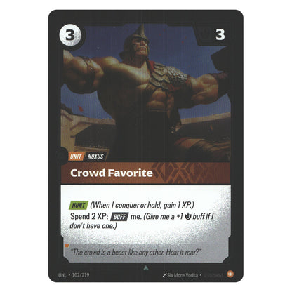 Crowd Favorite | Near Mint / English / Foil