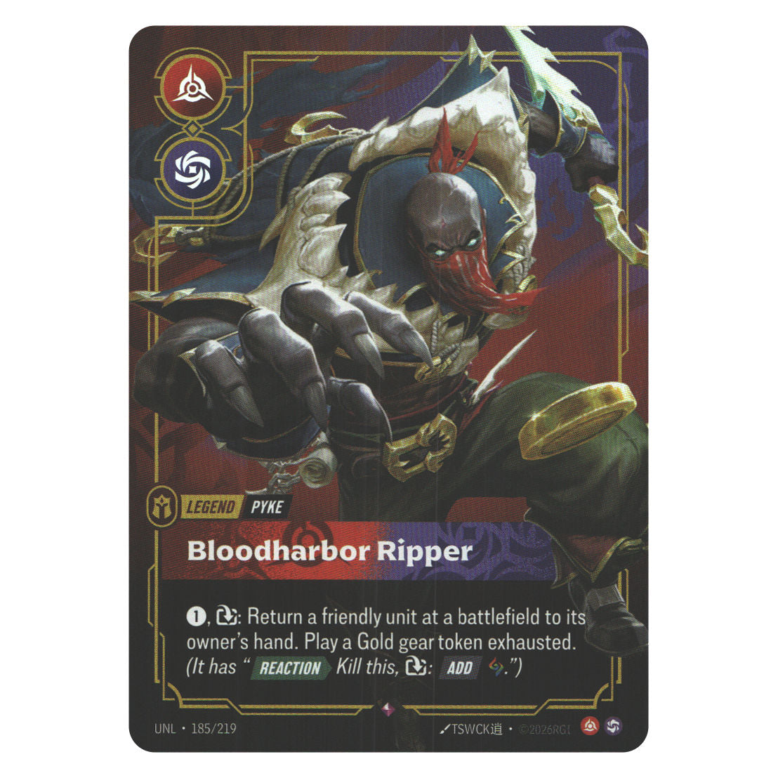 Pyke, Bloodharbor Ripper