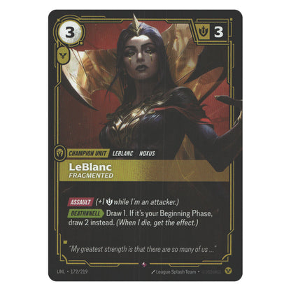 LeBlanc, Fragmented