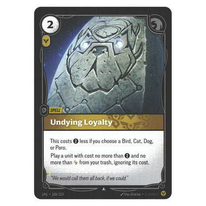 Undying Loyalty | Near Mint / English / Normal