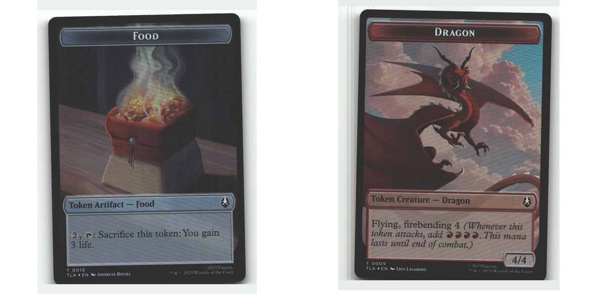 Dragon // Food (0019) Double-Sided Token