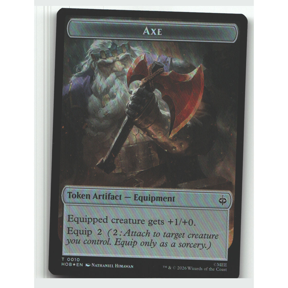 Bird Soldier // Axe Double-Sided Token