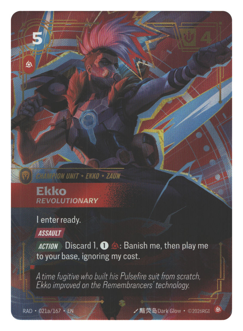 Ekko, Revolutionary (Alternate Art) | Near Mint / English / Foil