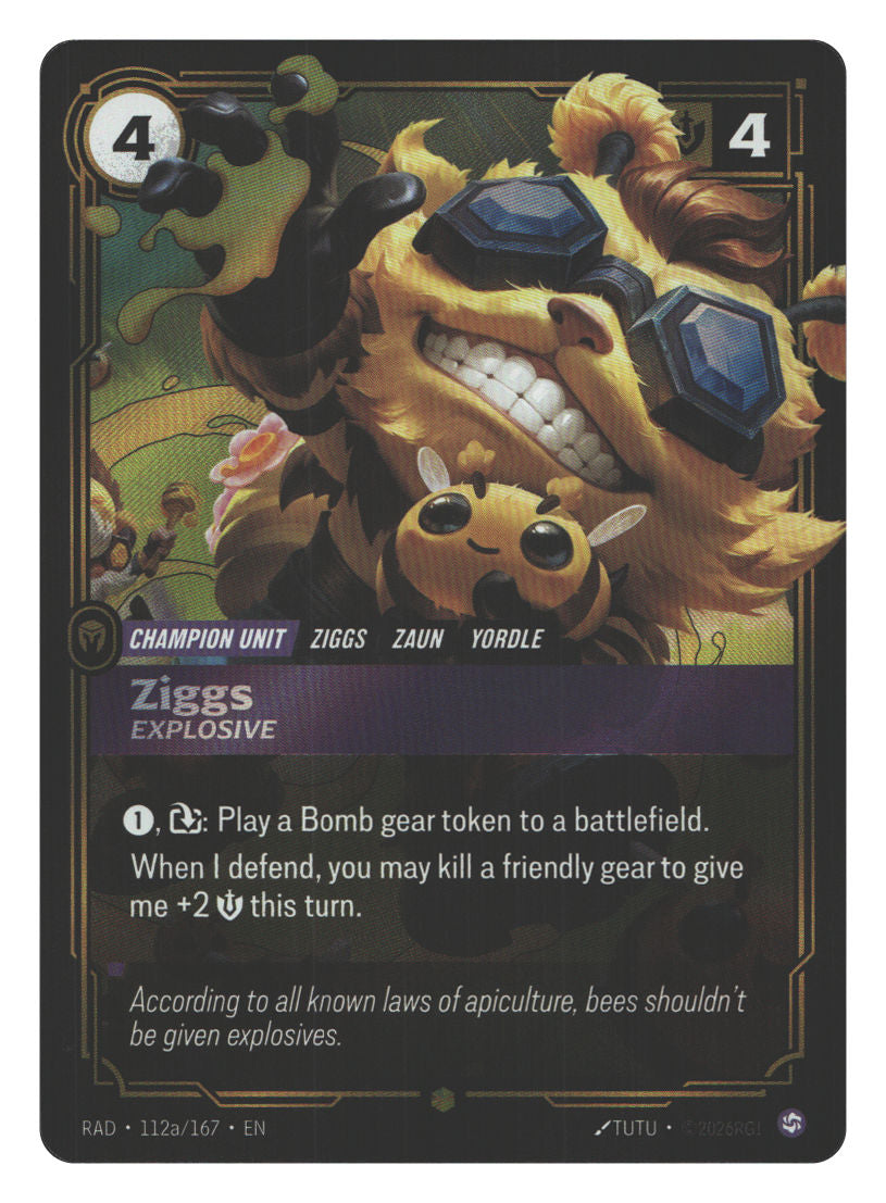Ziggs, Explosive (Alternate Art) | Near Mint / English / Foil