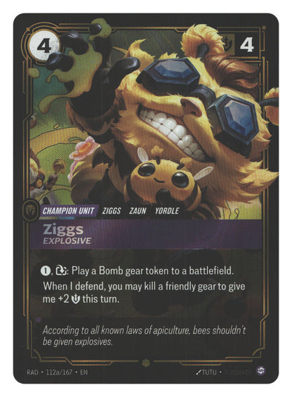 Ziggs, Explosive (Alternate Art) | Near Mint / English / Foil
