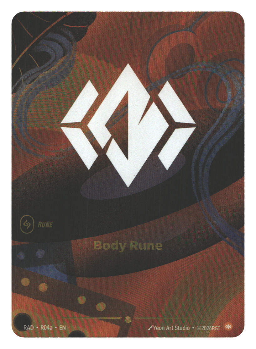Body Rune (R04a) | Near Mint / English / Foil