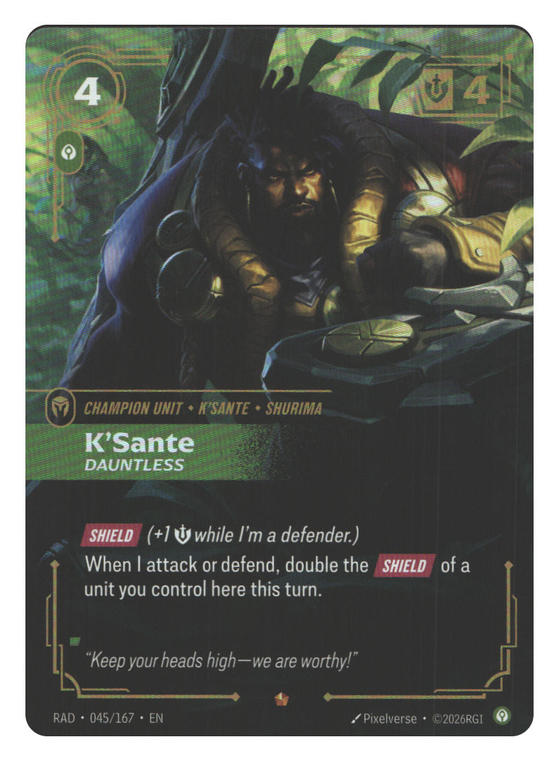 K'Sante, Dauntless | Near Mint / English / Foil