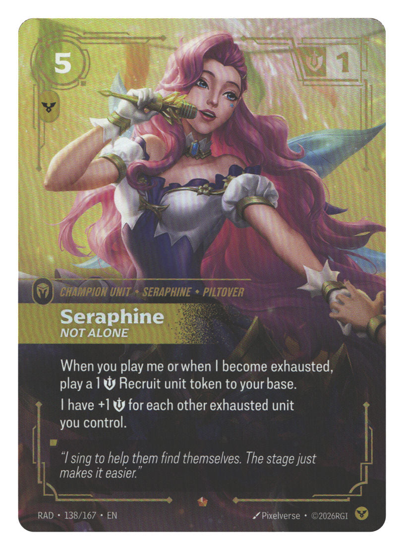 Seraphine, Not Alone | Near Mint / English / Foil