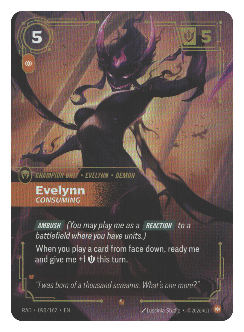 Evelynn, Consuming | Near Mint / English / Foil