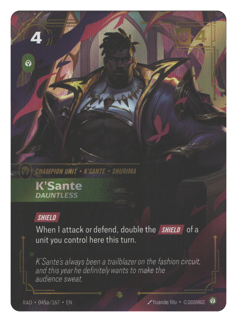 K'Sante, Dauntless (Alternate Art) | Near Mint / English / Foil