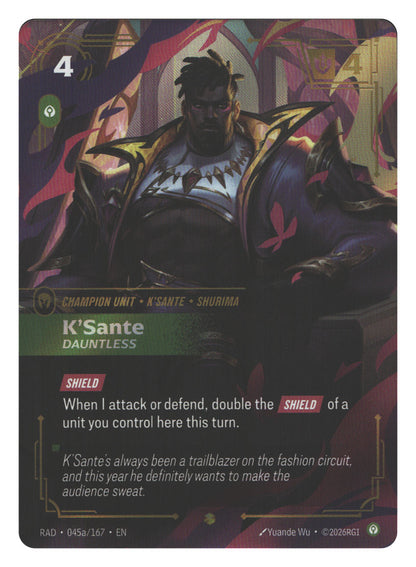 K'Sante, Dauntless (Alternate Art) | Near Mint / English / Foil