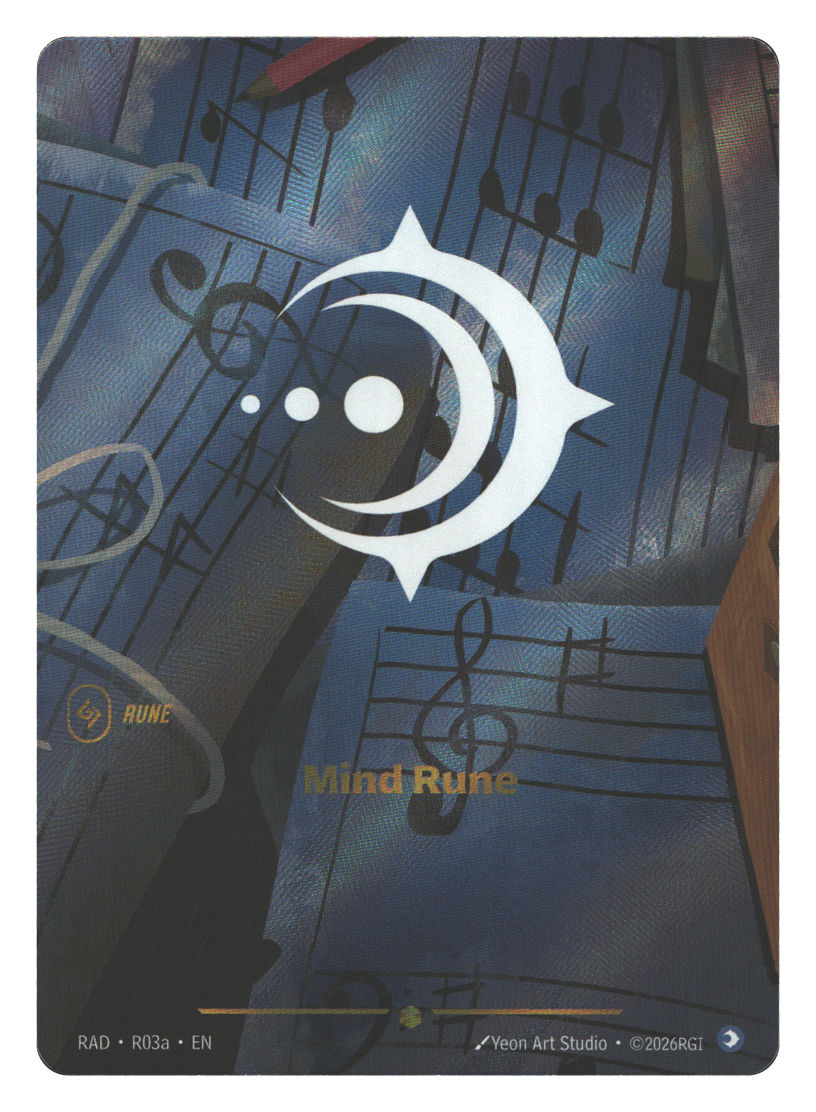 Mind Rune (R03a) | Near Mint / English / Foil