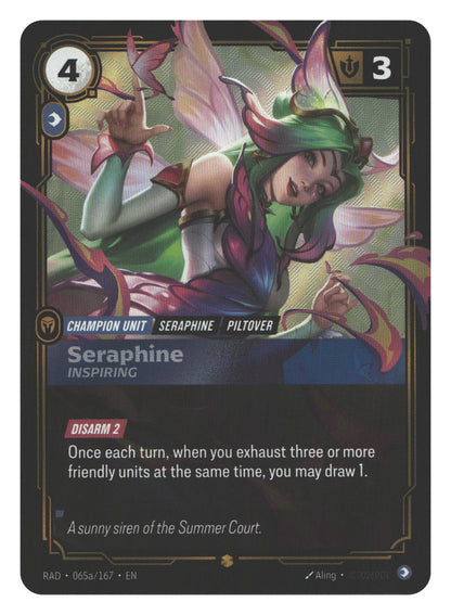 Seraphine, Inspiring (Alternate Art) | Near Mint / English / Foil