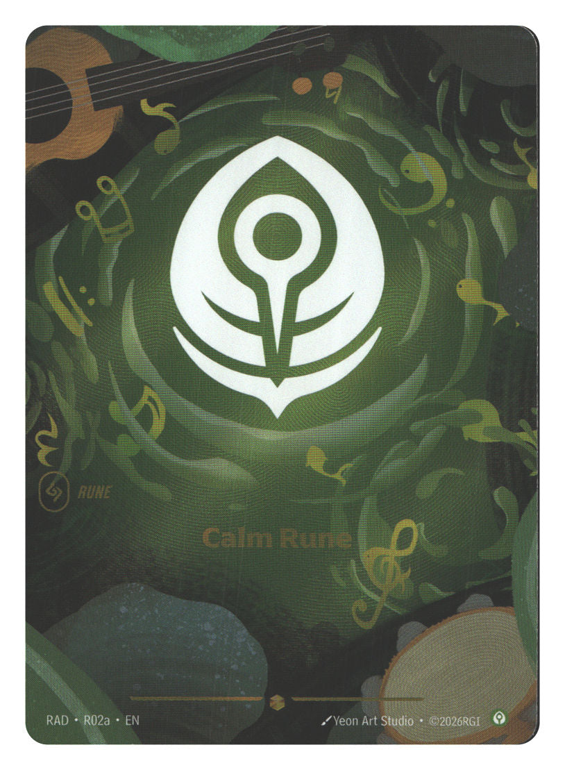 Calm Rune (R02a) | Near Mint / English / Foil