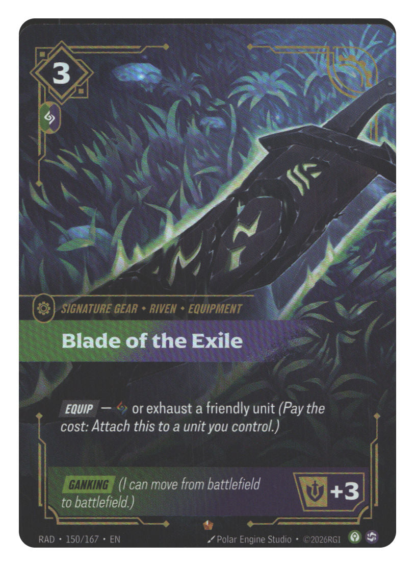 Blade of the Exile | Near Mint / English / Foil