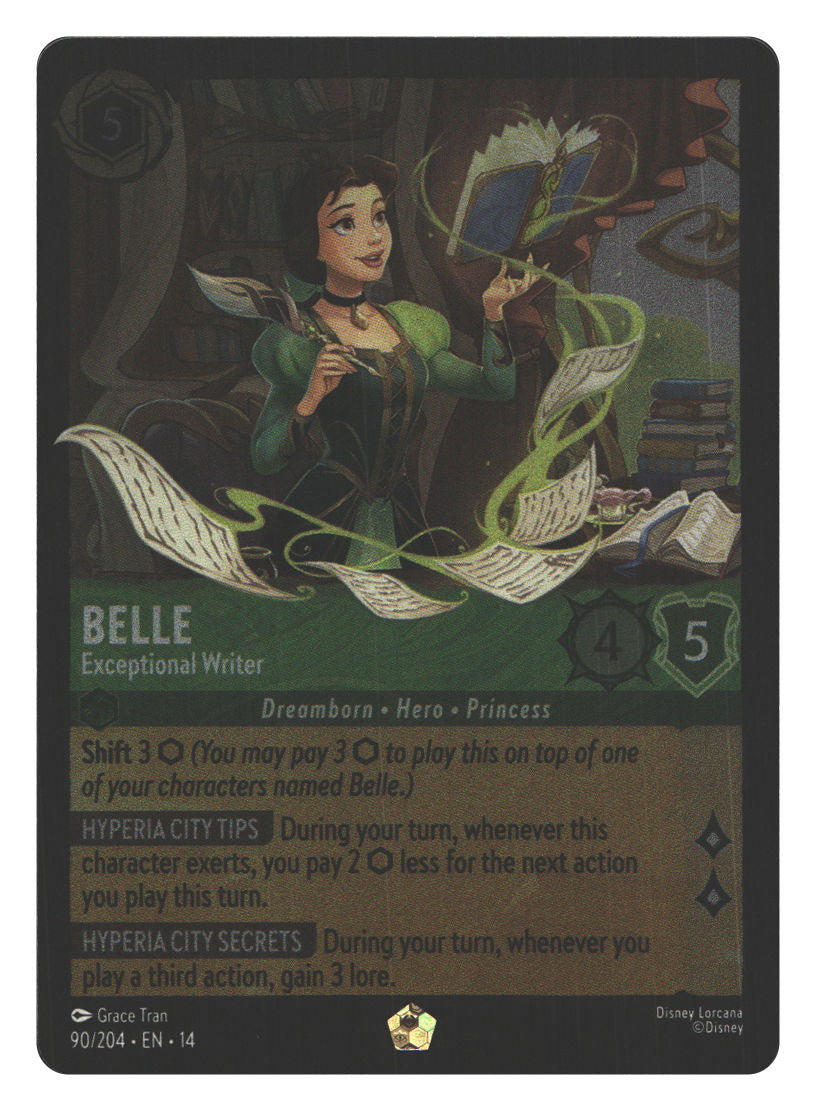 Belle - Exceptional Writer | Near Mint / English / Cold Foil