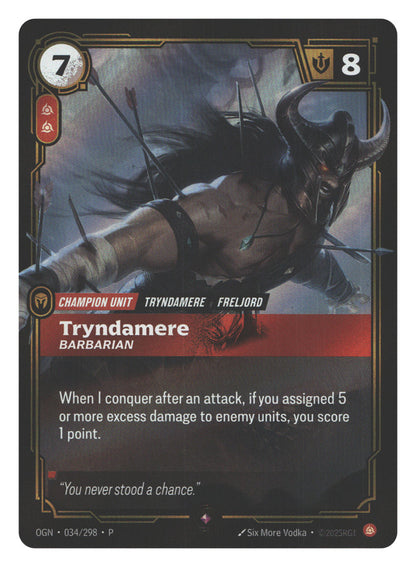 Tryndamere, Barbarian | Near Mint / English / Foil