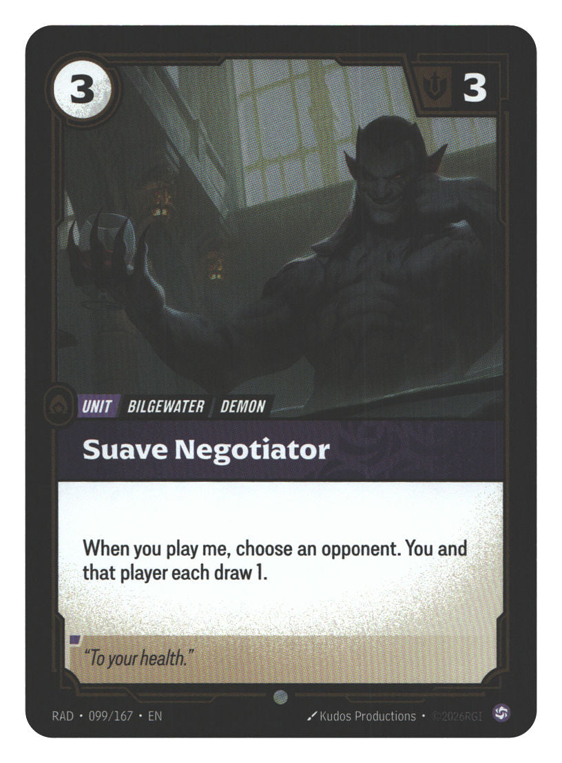 Suave Negotiator