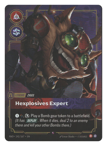 Ziggs, Hexplosives Expert | Near Mint / English / Foil