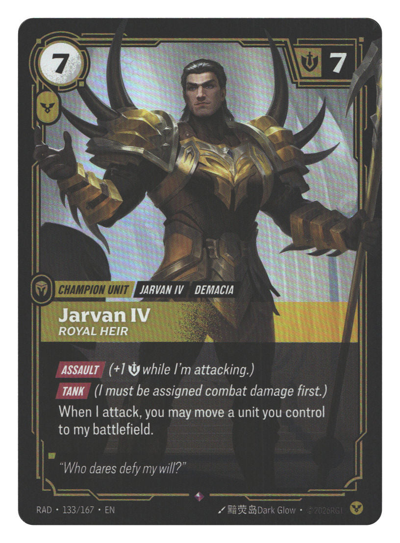 Jarvan IV, Royal Heir